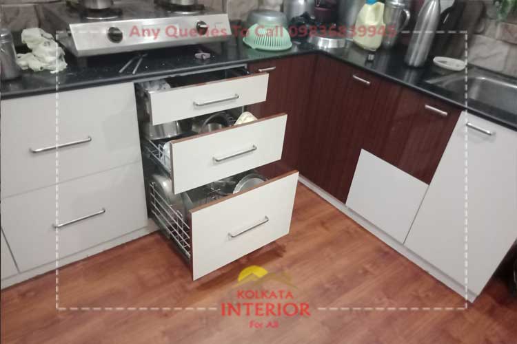 2 bhk house modular kitchen cabinet ideas kolkata